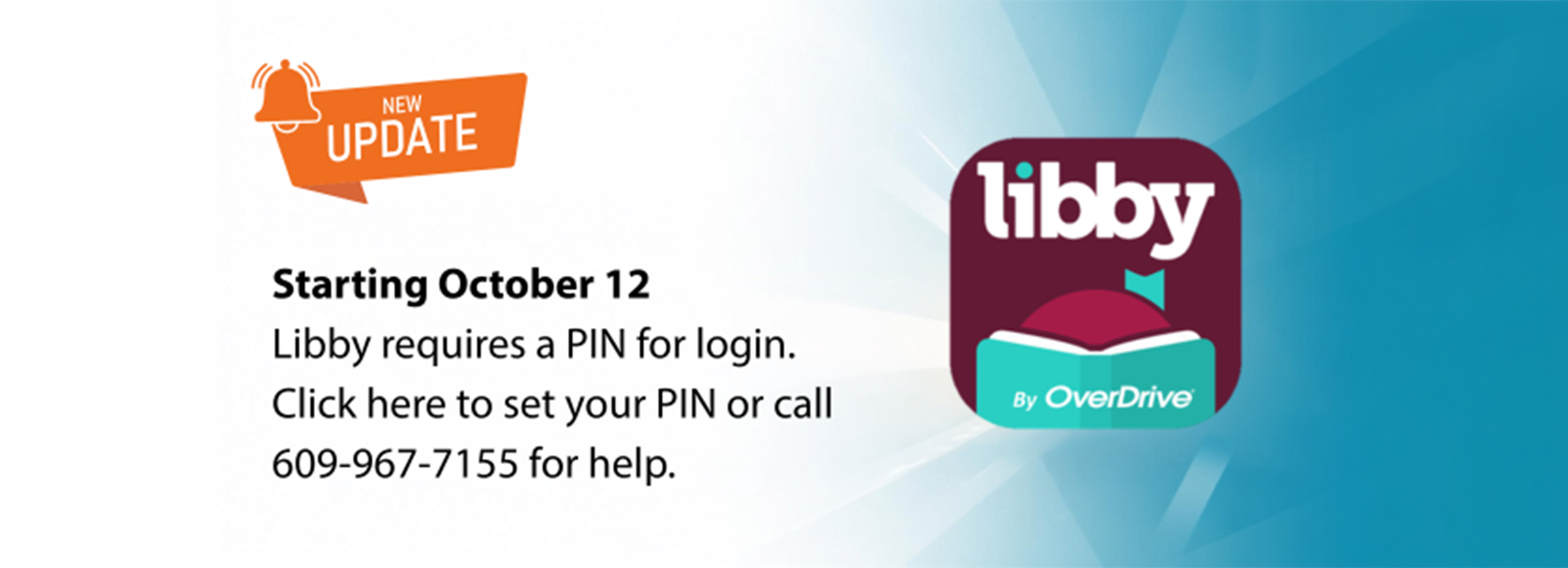 Click here to reset your Libby PIN