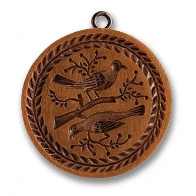 Round Bird Pair Cookie Mold