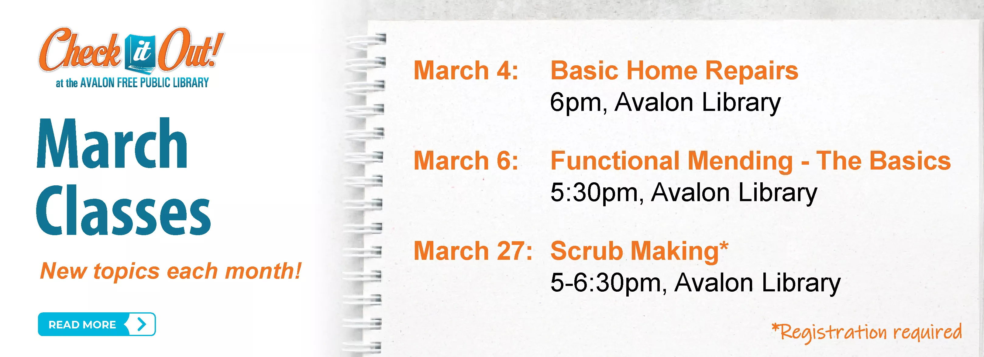 March Classes