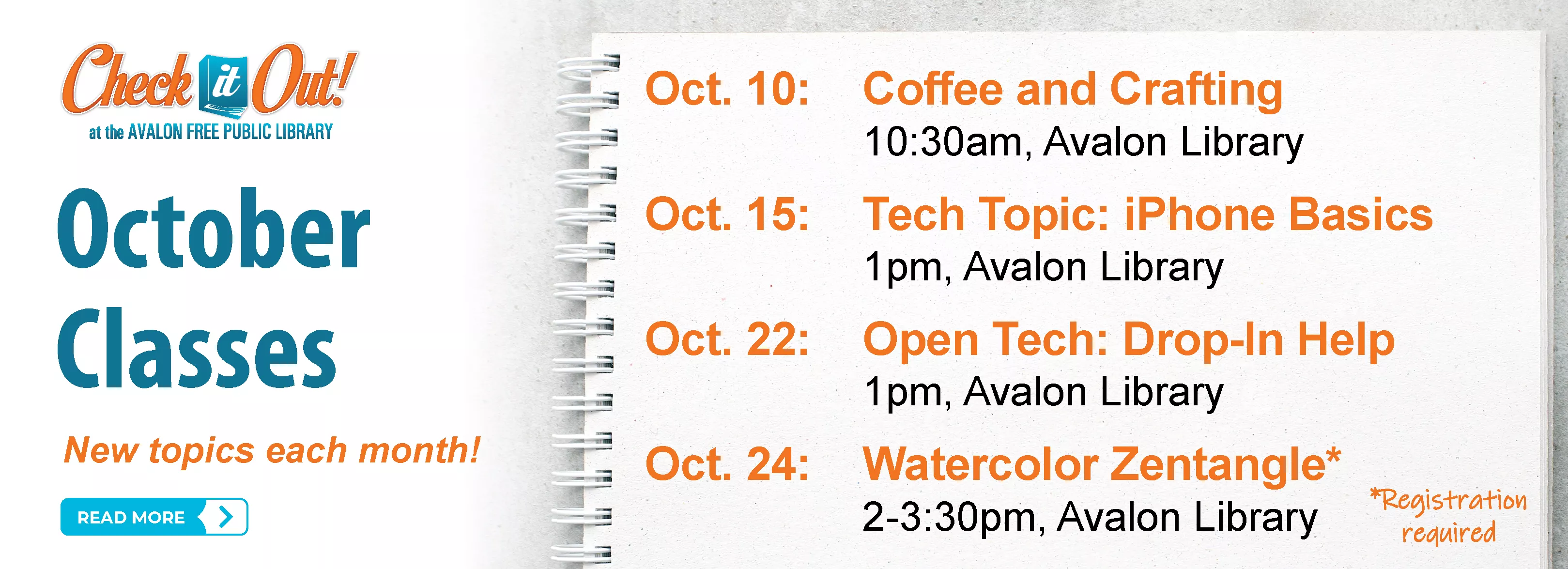 October Classes