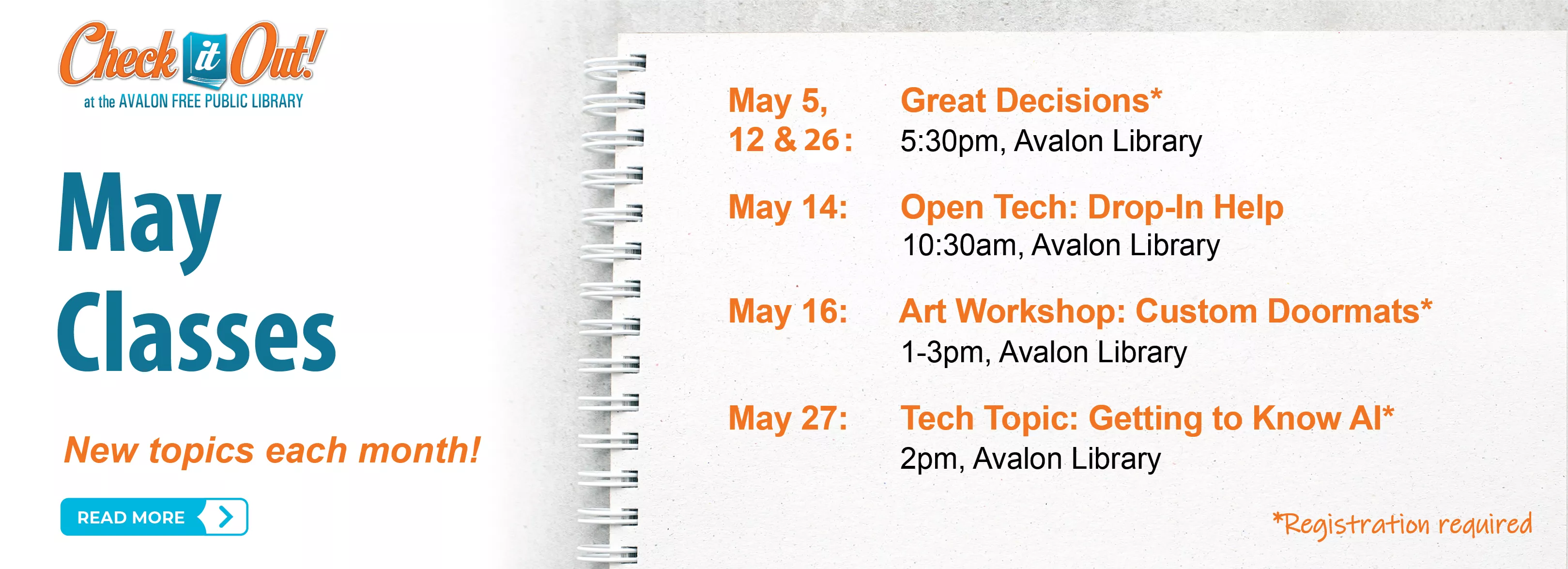 May Classes
