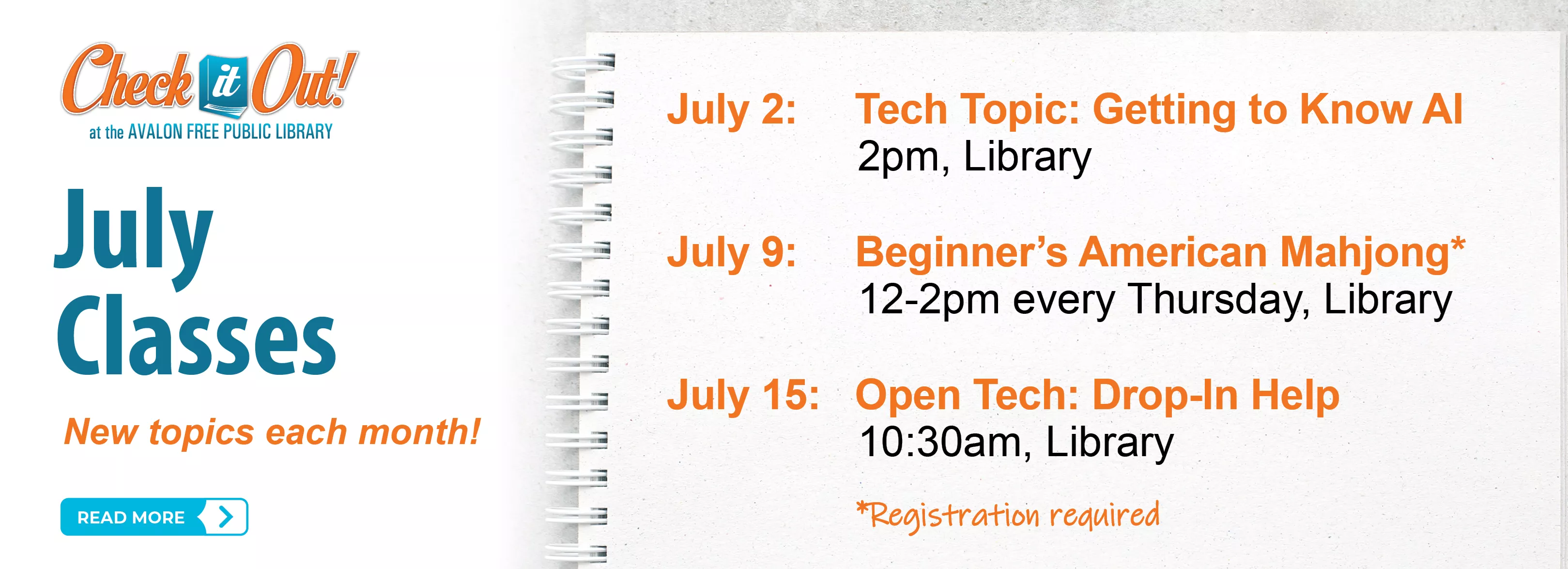 July Classes