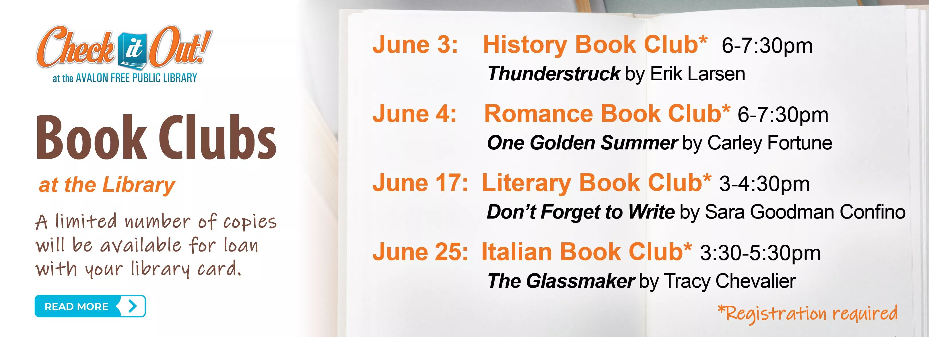 June Book Clubs