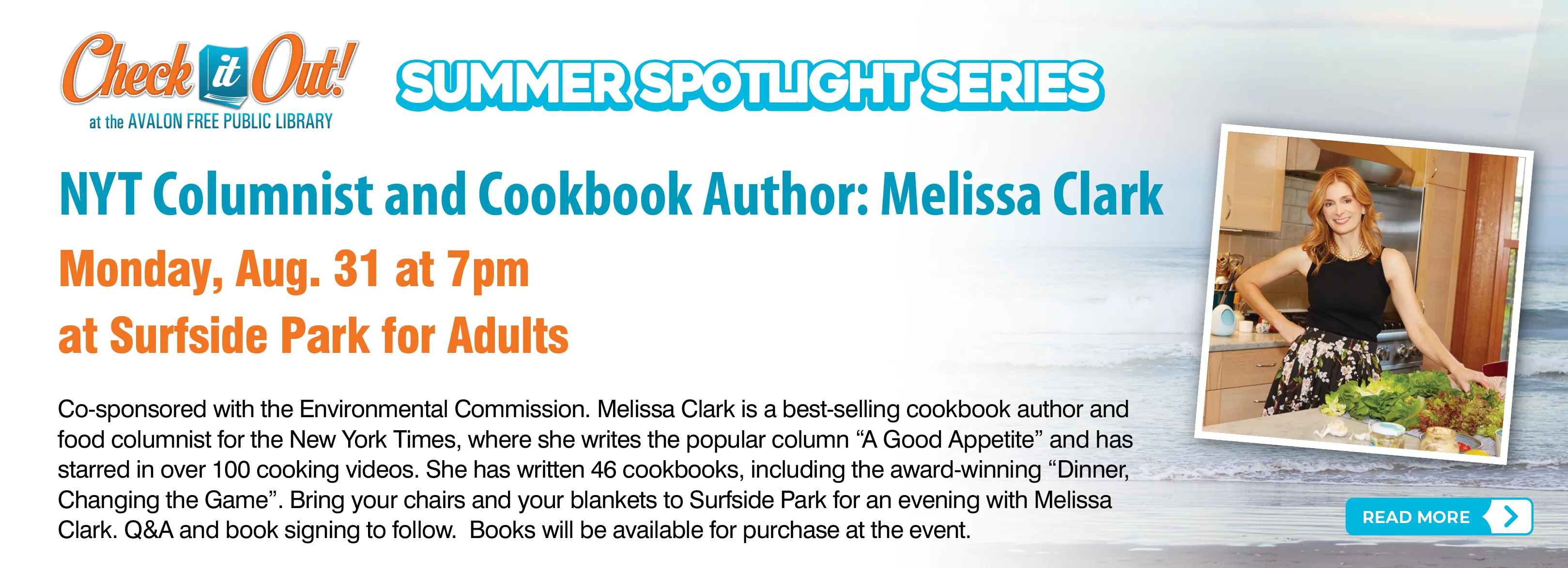 Author Melissa Clark talks about her food writing live
