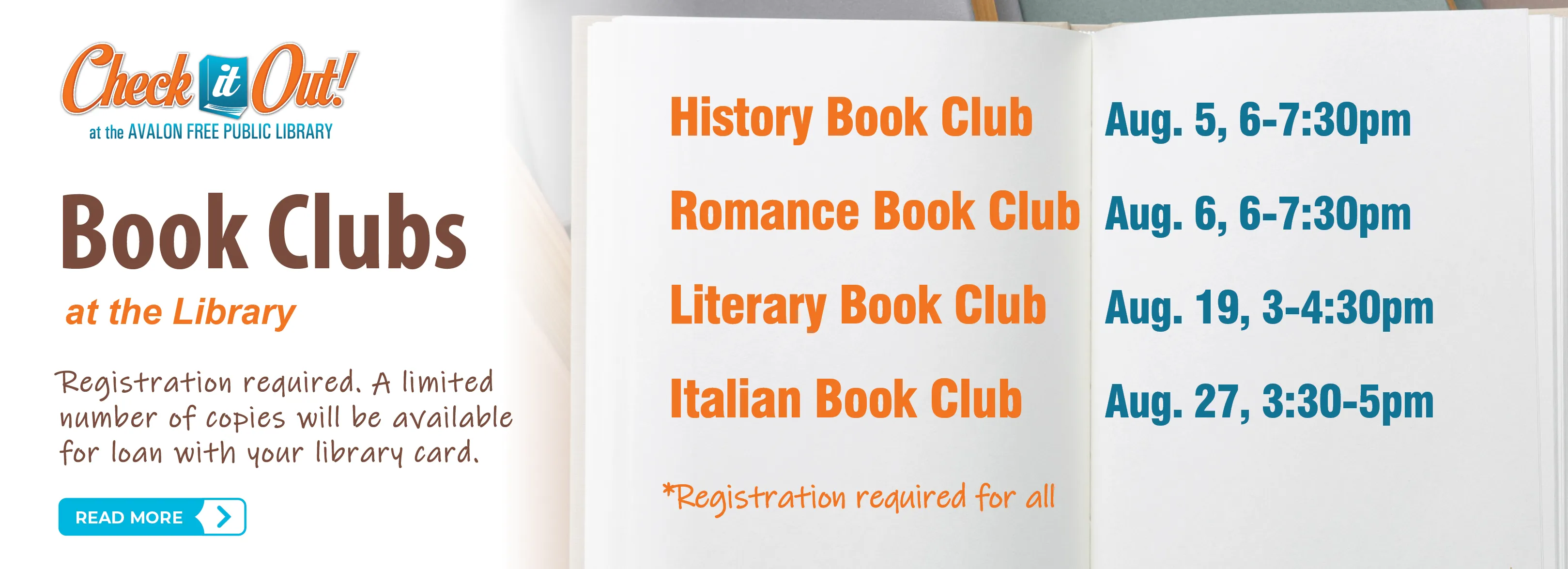 August Book Clubs