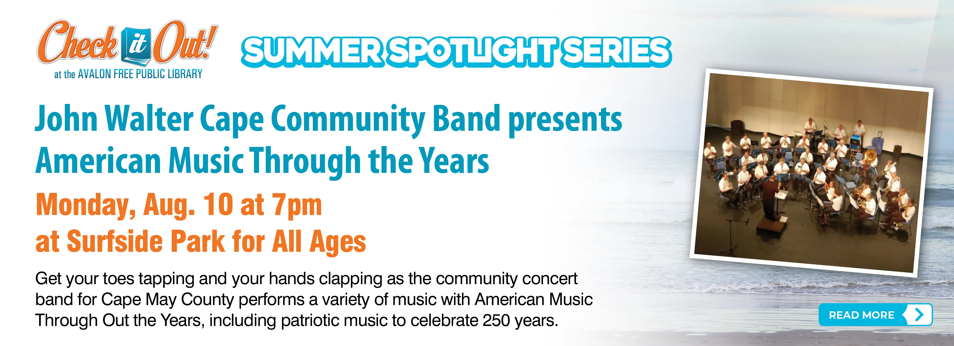 Hear the John Walter Cape Community Band Live