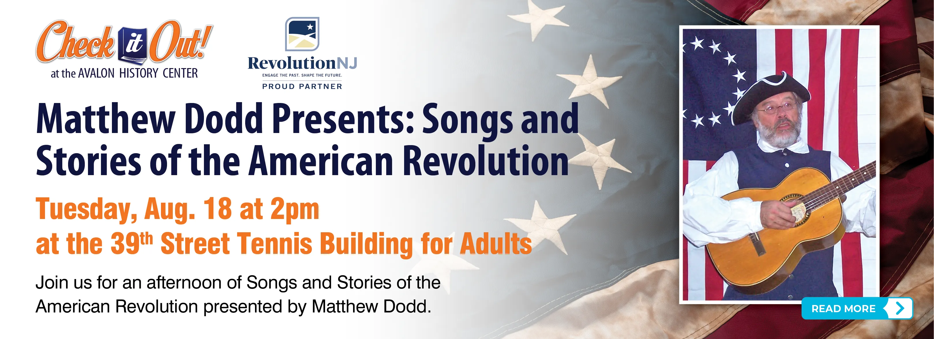 Matthew Dodd presents Songs and Stories of the American Revolution