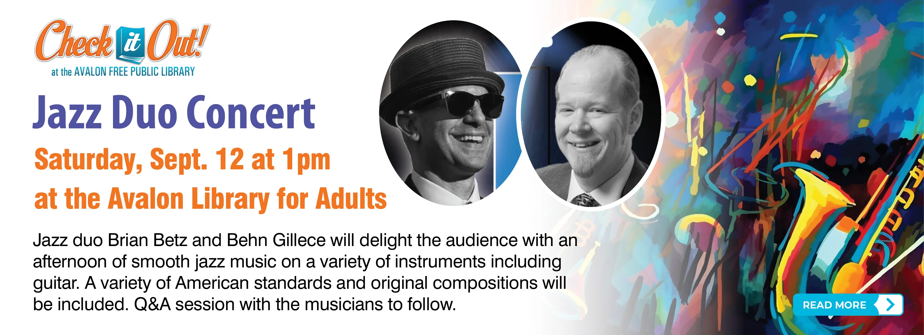 Click for info about the Jazz Duo Concert