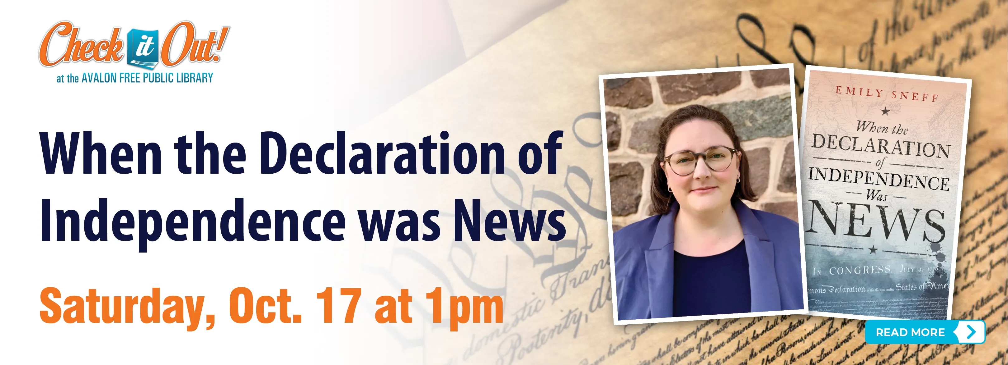 Click here for info about the Declaration of Independence presentation