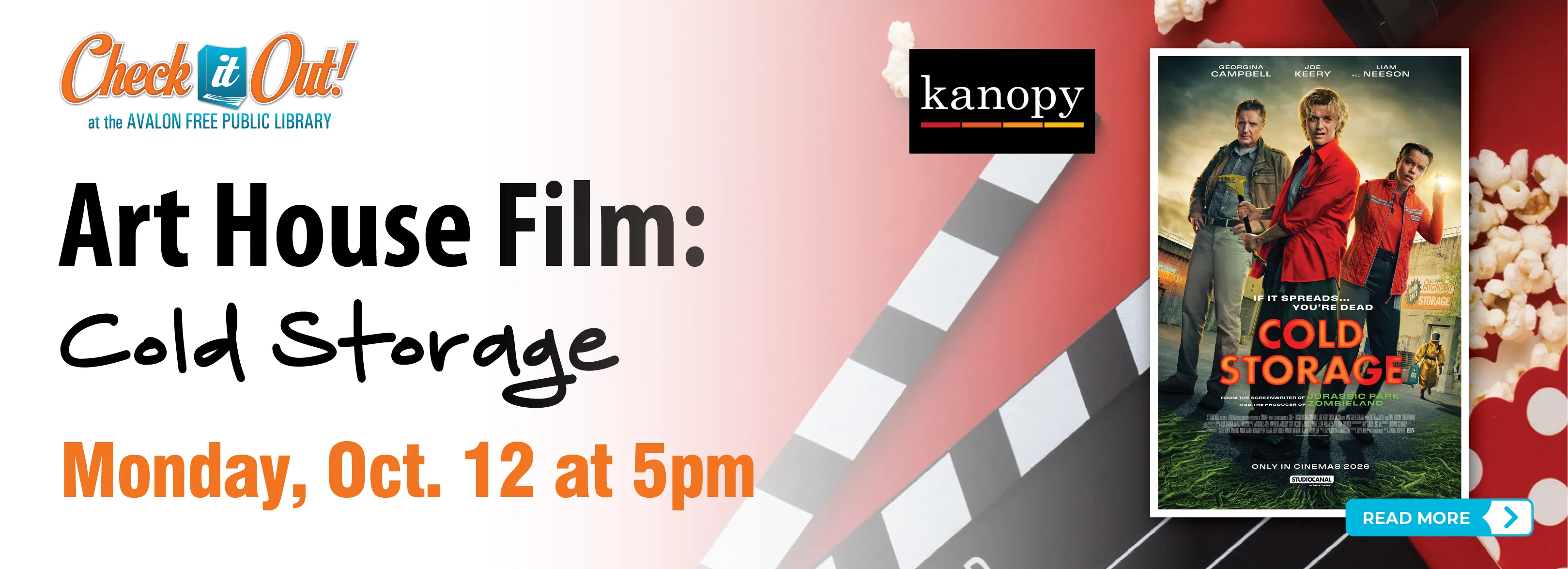 Click for info about this month's Art House Film Night